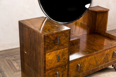 walnut vintage dressing table